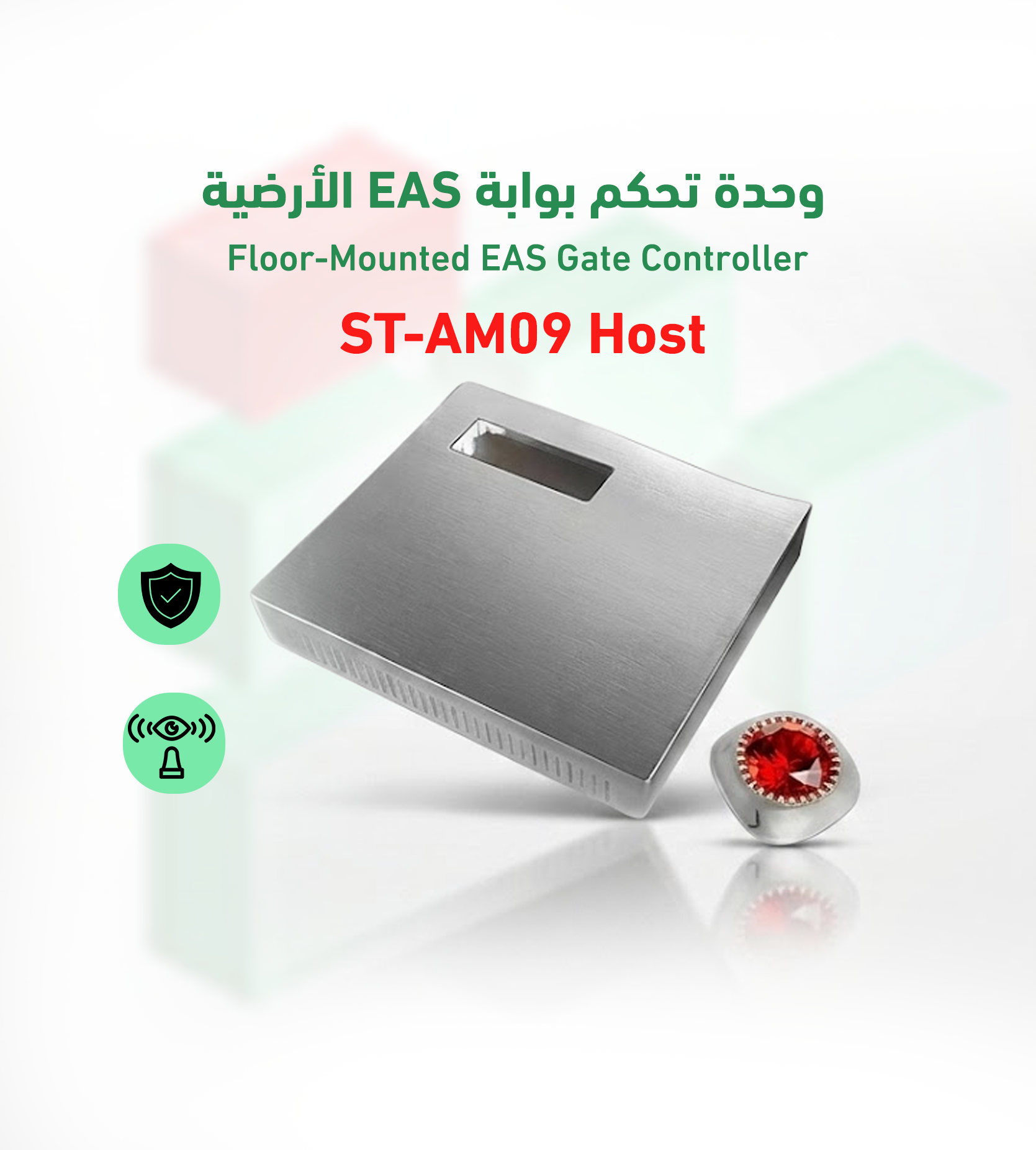 كنترول لبوابة أمنية أرضية ST-AM09 Host