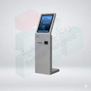 جهاز نظام الانتظار الإلكتروني STTD-2201 (Queuing Device) – كشك خدمة ذاتية بشاشة 19 بوصة ومعالج i5/i7 من رحاب التنمية